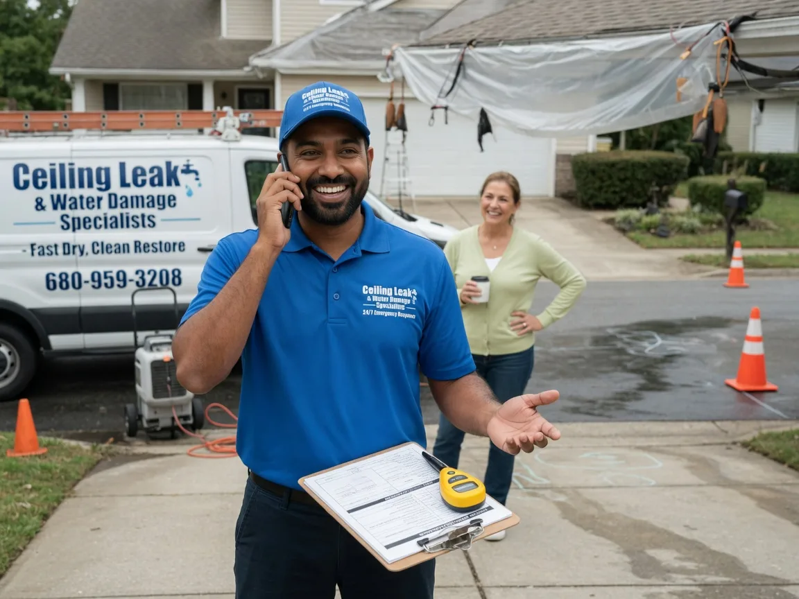 Ceiling Leak Cleanup Colorado City, TX FAQs